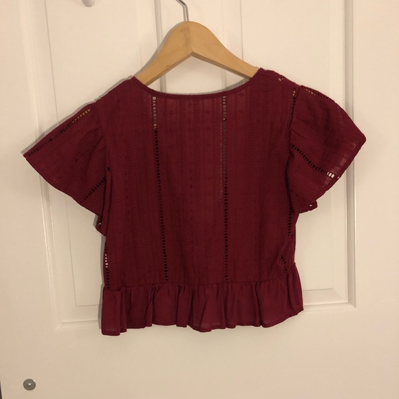 Red Crop Top - Picture 2 of 2